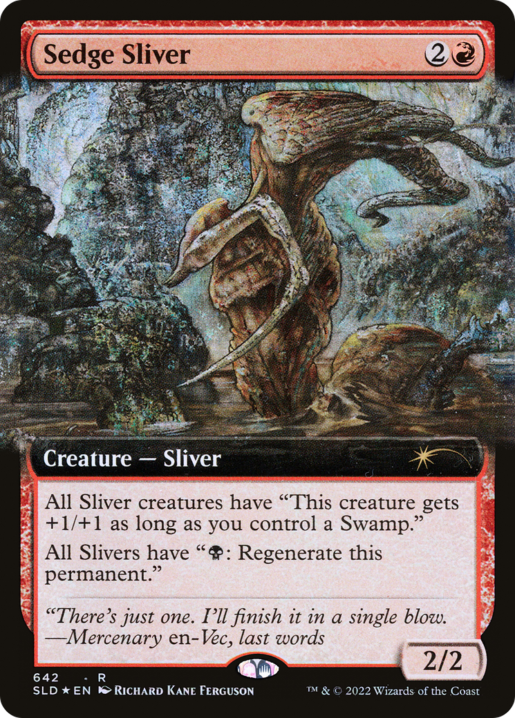 Sedge Sliver (Extended Art) [Secret Lair Drop Promos] | Deep Dive Games St. Marys