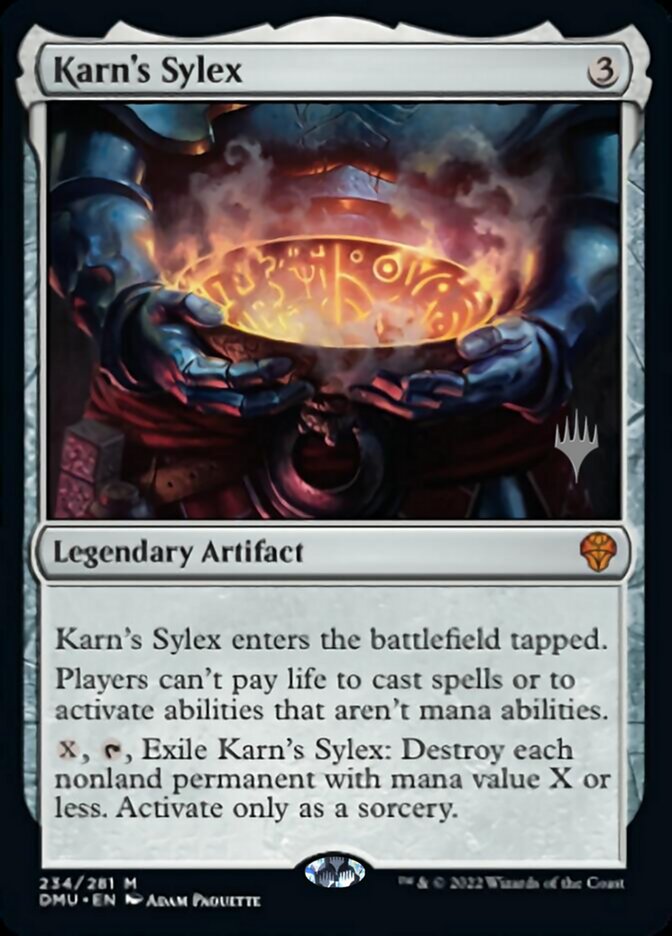 Karn's Sylex (Promo Pack) [Dominaria United Promos] | Deep Dive Games St. Marys