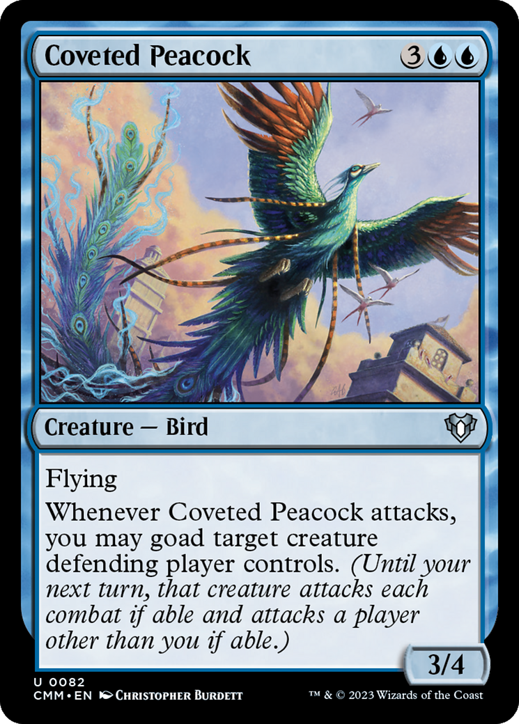 Coveted Peacock [Commander Masters] | Deep Dive Games St. Marys