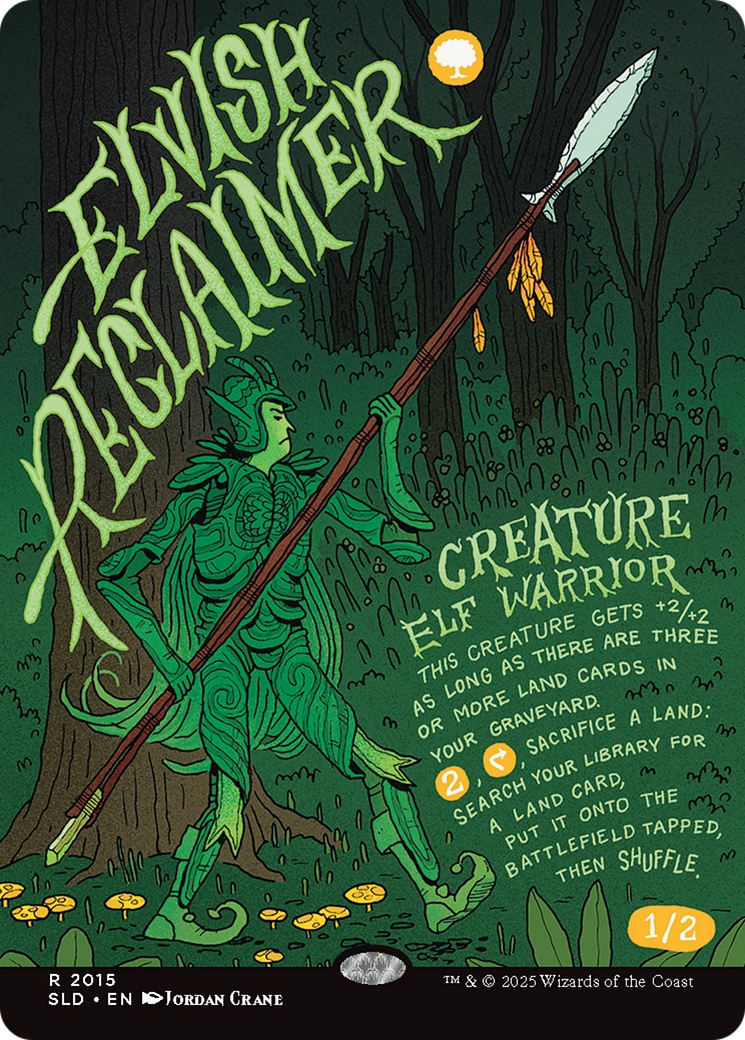 Elvish Reclaimer [Secret Lair Drop Series] | Deep Dive Games St. Marys