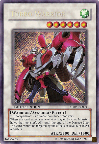 Turbo Warrior [CT05-EN004] Secret Rare | Deep Dive Games St. Marys