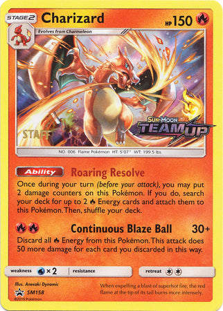 Charizard (SM158) (Staff) [Sun & Moon: Black Star Promos] | Deep Dive Games St. Marys