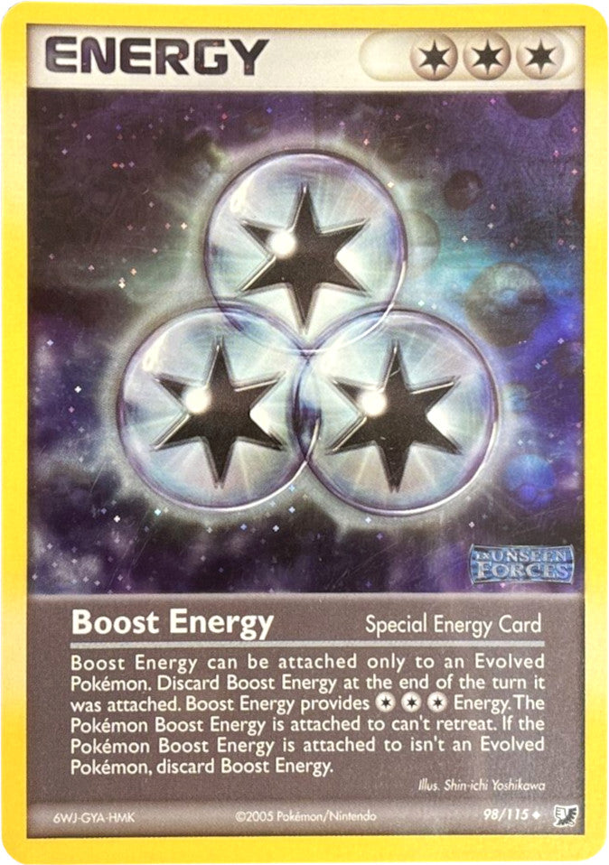 Boost Energy (98/115) (Stamped) [EX: Unseen Forces] | Deep Dive Games St. Marys