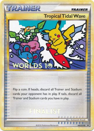 Tropical Tidal Wave (HGSS18) (Finalist) [HeartGold & SoulSilver: Black Star Promos] | Deep Dive Games St. Marys