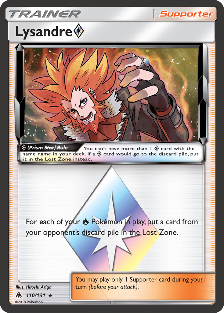 Lysandre (110/131) (Prism Star) [Sun & Moon: Forbidden Light] | Deep Dive Games St. Marys