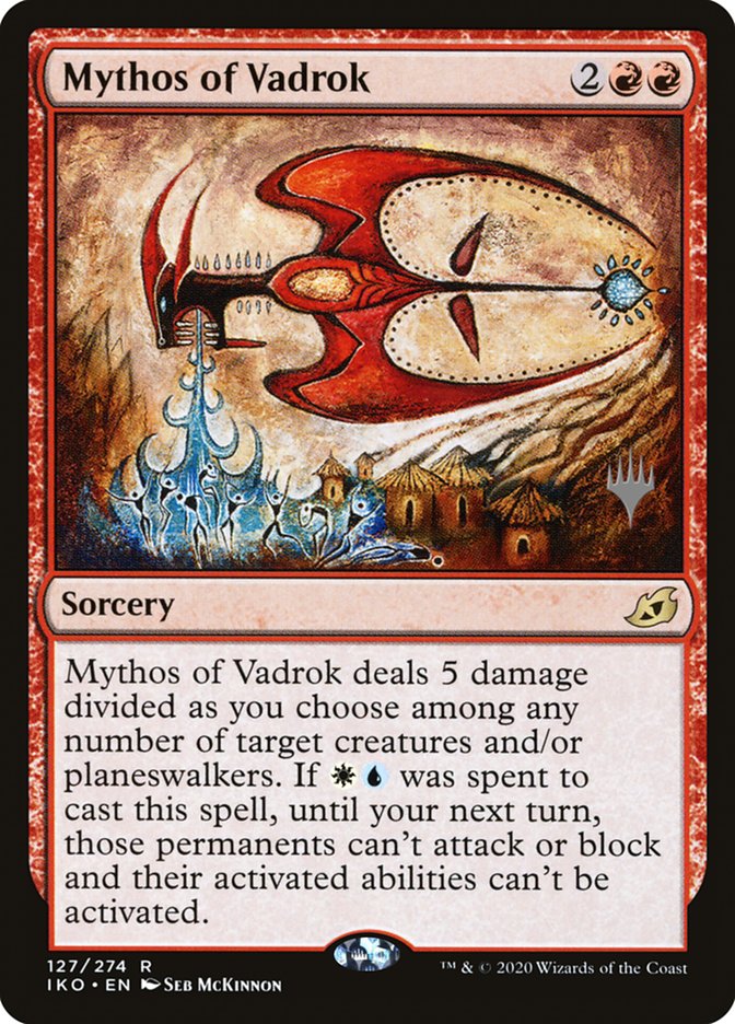 Mythos of Vadrok (Promo Pack) [Ikoria: Lair of Behemoths Promos] | Deep Dive Games St. Marys