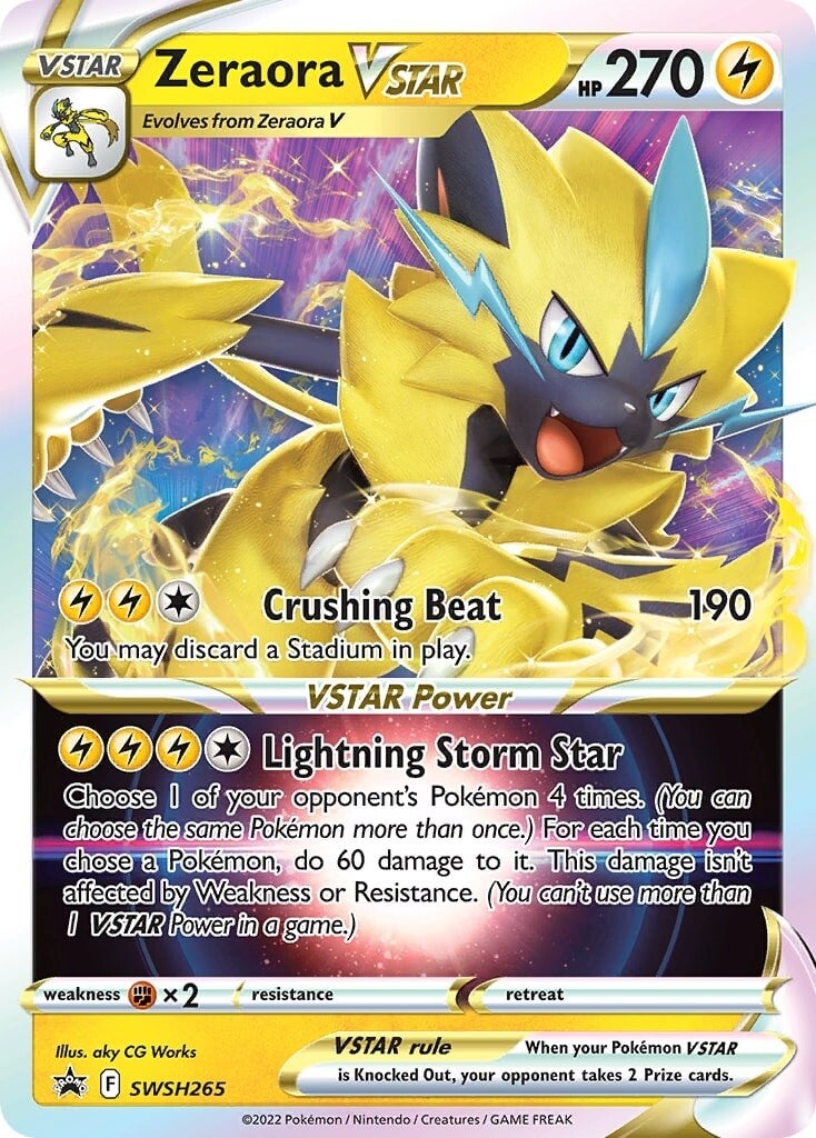 Zeraora VSTAR (SWSH265) [Sword & Shield: Black Star Promos] | Deep Dive Games St. Marys