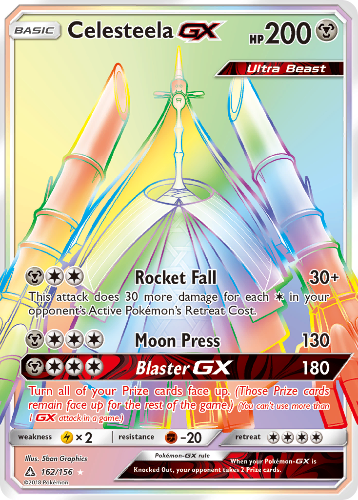 Celesteela GX (162/156) [Sun & Moon: Ultra Prism] | Deep Dive Games St. Marys