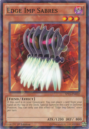 Edge Imp Sabres [SP15-EN022] Shatterfoil Rare | Deep Dive Games St. Marys