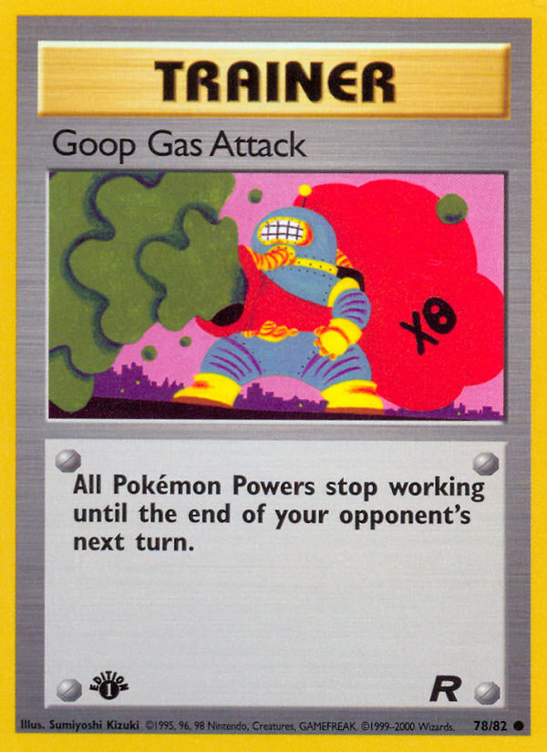 Goop Gas Attack (78/82) [Team Rocket 1st Edition] | Deep Dive Games St. Marys