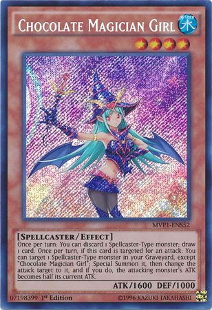 Chocolate Magician Girl [MVP1-ENS52] Secret Rare | Deep Dive Games St. Marys