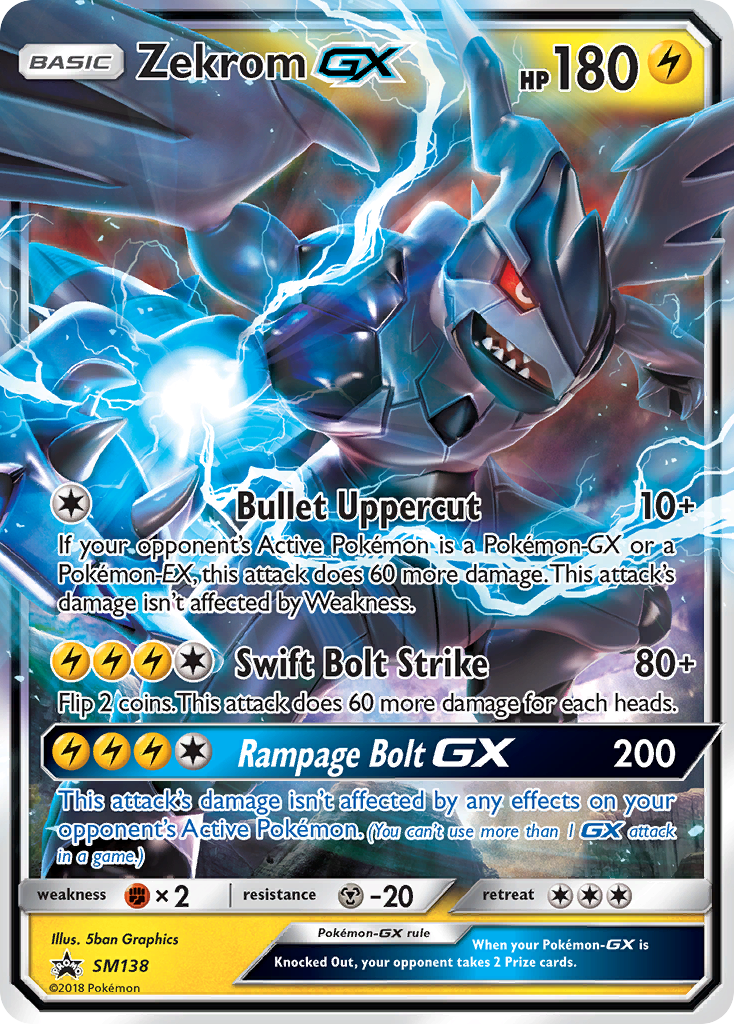 Zekrom GX (SM138) [Sun & Moon: Black Star Promos] | Deep Dive Games St. Marys