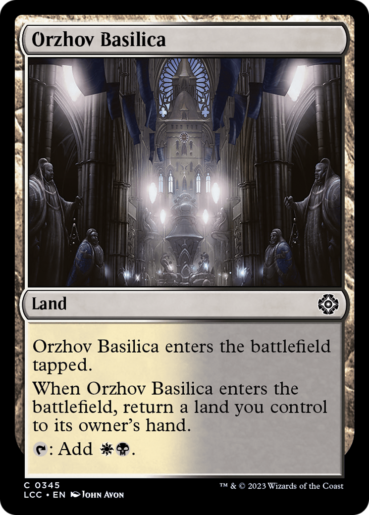 Orzhov Basilica [The Lost Caverns of Ixalan Commander] | Deep Dive Games St. Marys