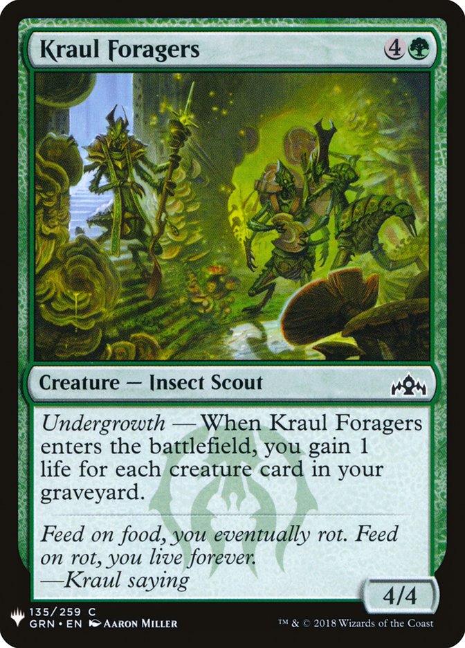 Kraul Foragers [Mystery Booster] | Deep Dive Games St. Marys