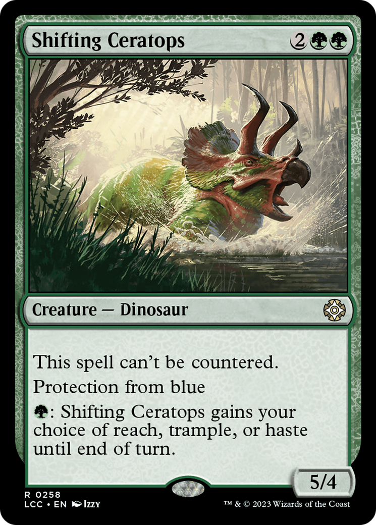 Shifting Ceratops [The Lost Caverns of Ixalan Commander] | Deep Dive Games St. Marys