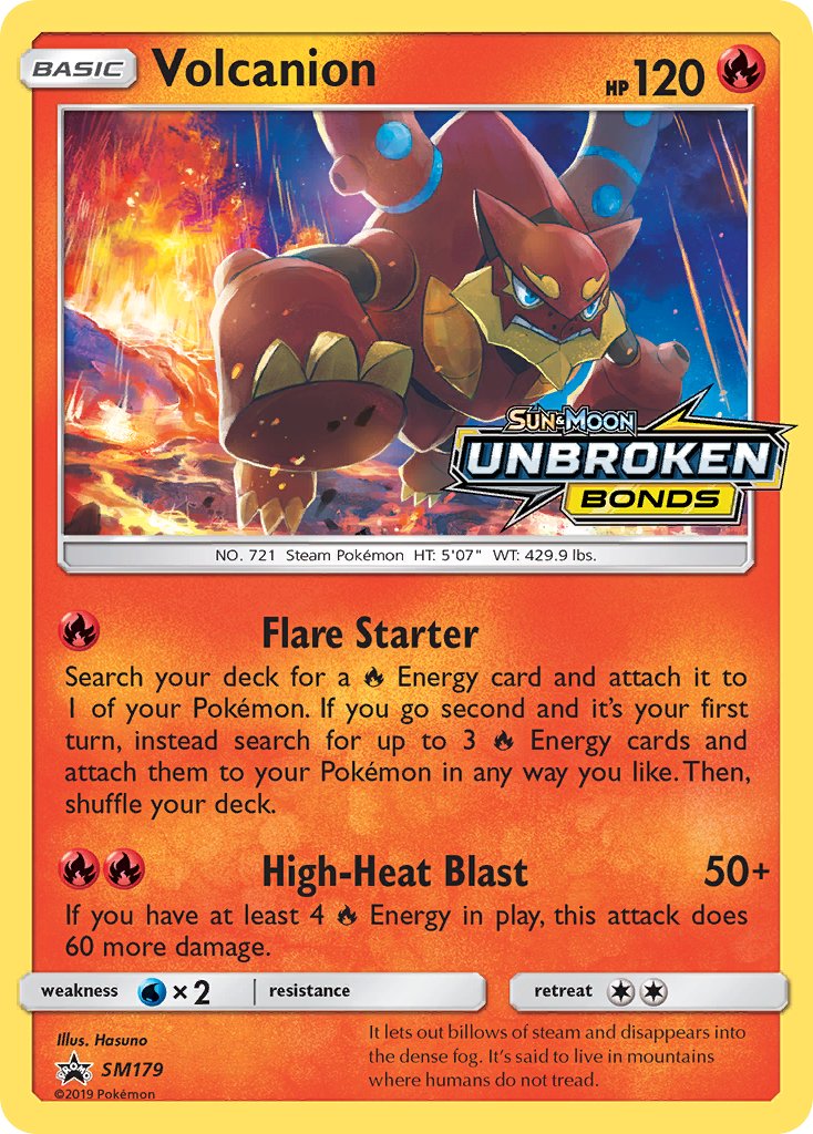 Volcanion (SM179) [Sun & Moon: Black Star Promos] | Deep Dive Games St. Marys