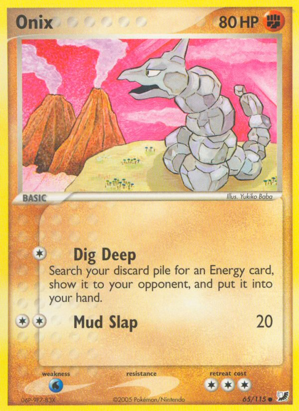 Onix (65/115) [EX: Unseen Forces] | Deep Dive Games St. Marys