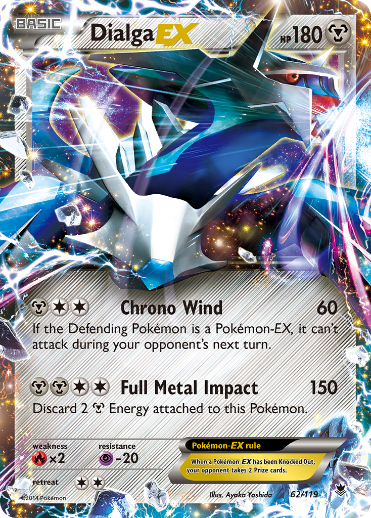 Dialga EX (62/119) [XY: Phantom Forces] | Deep Dive Games St. Marys