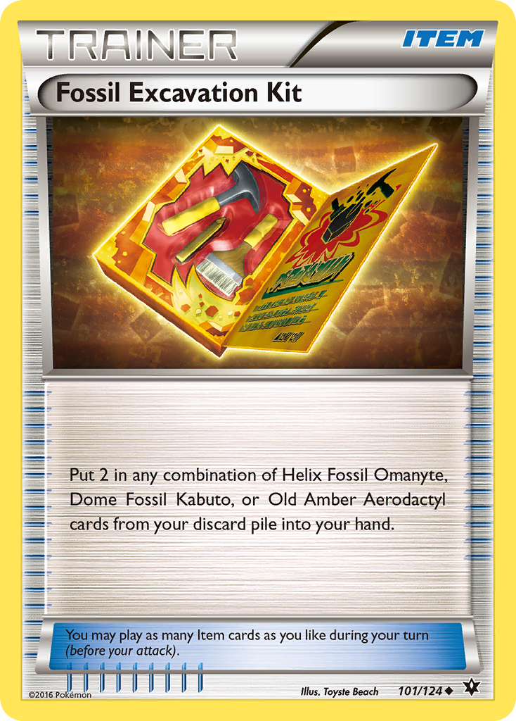 Fossil Excavation Kit (101/124) [XY: Fates Collide] | Deep Dive Games St. Marys