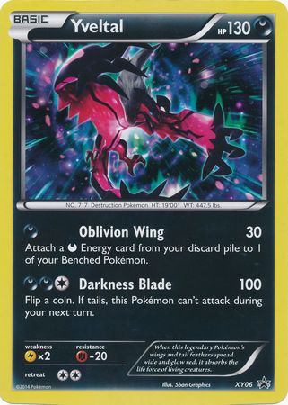 Yveltal (XY06) (Jumbo Card) [XY: Black Star Promos] | Deep Dive Games St. Marys