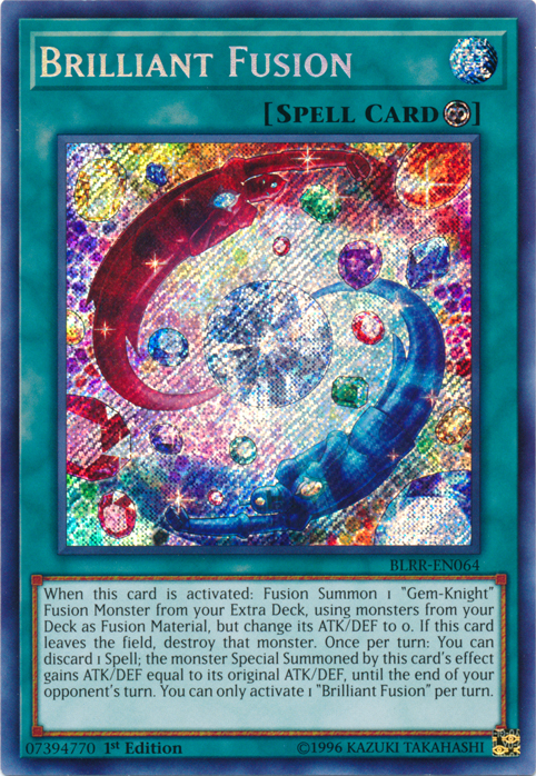 Brilliant Fusion [BLRR-EN064] Secret Rare | Deep Dive Games St. Marys