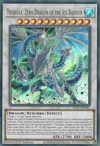 Trishula, Zero Dragon of the Ice Barrier [SDFC-EN041] Ultra Rare | Deep Dive Games St. Marys