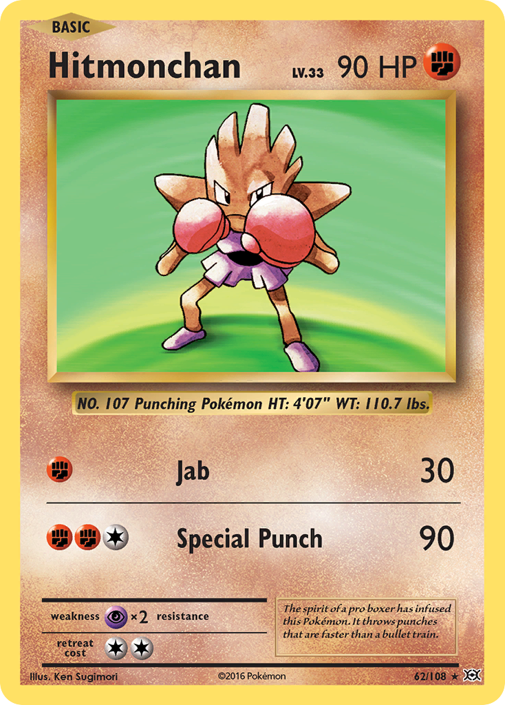 Hitmonchan (62/108) [XY: Evolutions] | Deep Dive Games St. Marys