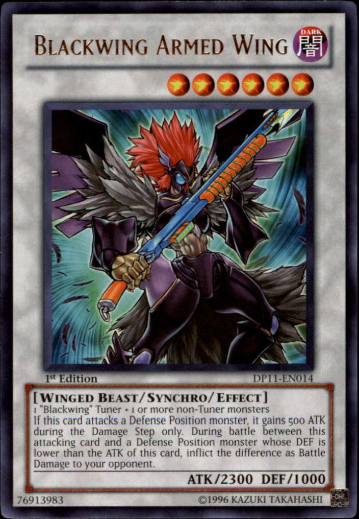 Blackwing Armed Wing [DP11-EN014] Rare | Deep Dive Games St. Marys