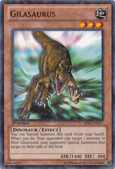 Gilasaurus [BP01-EN177] Starfoil Rare | Deep Dive Games St. Marys