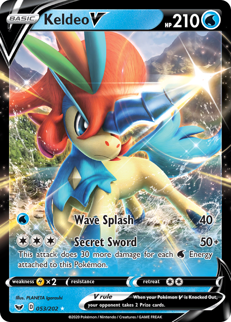 Keldeo V (053/202) [Sword & Shield: Base Set] | Deep Dive Games St. Marys