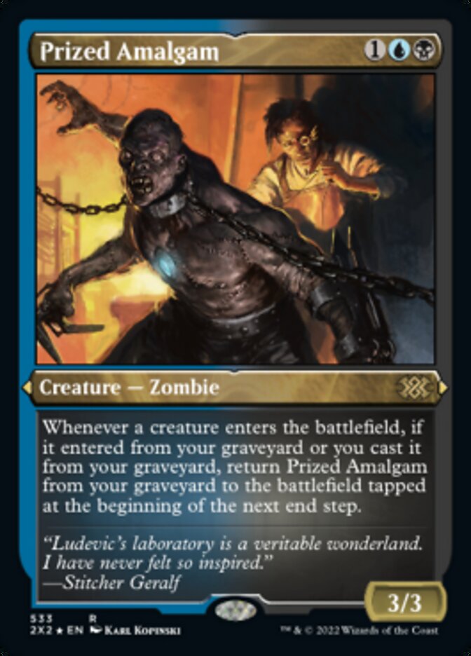 Prized Amalgam (Foil Etched) [Double Masters 2022] | Deep Dive Games St. Marys