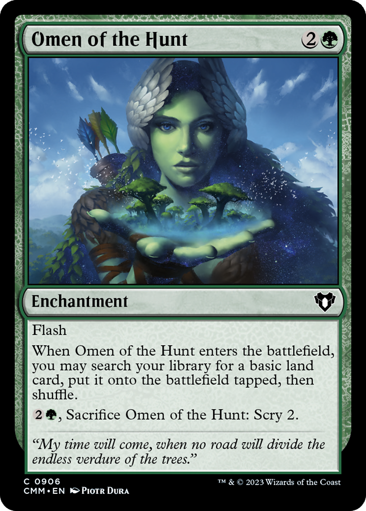 Omen of the Hunt [Commander Masters] | Deep Dive Games St. Marys