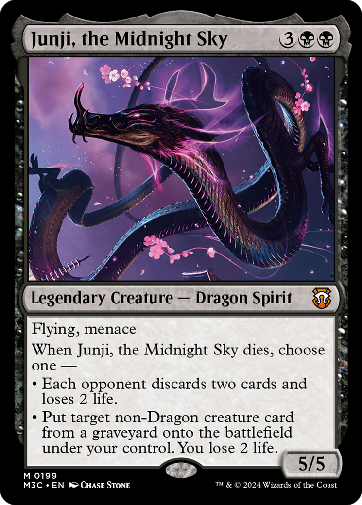 Junji, the Midnight Sky (Ripple Foil) [Modern Horizons 3 Commander] | Deep Dive Games St. Marys