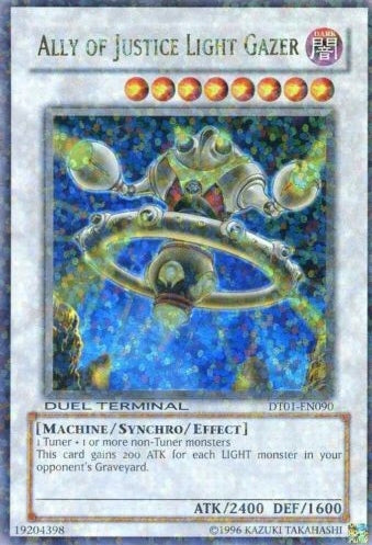 Ally of Justice Light Gazer [DT01-EN090] Ultra Rare | Deep Dive Games St. Marys