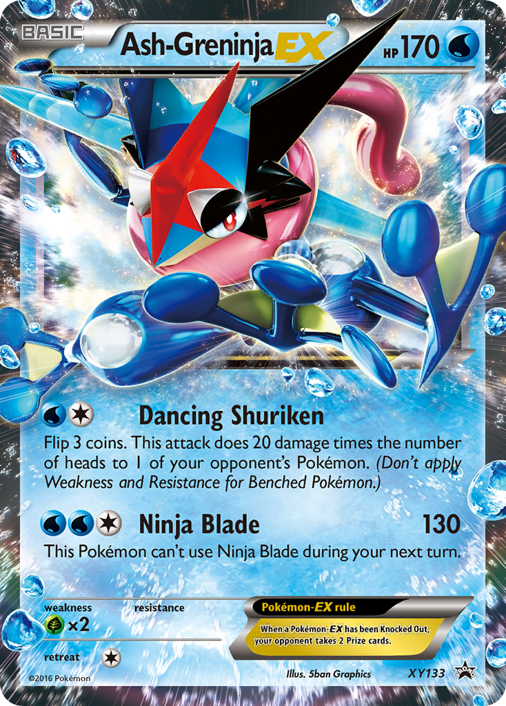 Ash-Greninja EX (XY133) [XY: Black Star Promos] | Deep Dive Games St. Marys