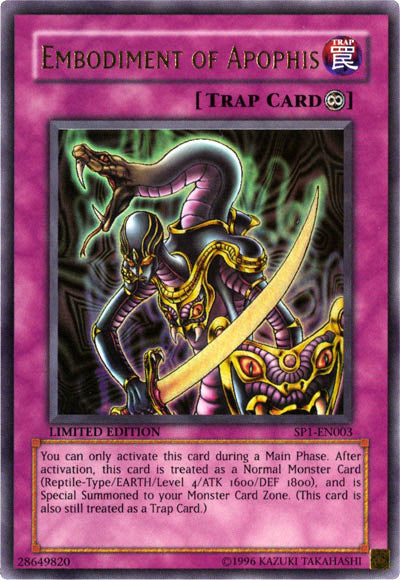 Embodiment of Apophis [SP1-EN003] Ultra Rare | Deep Dive Games St. Marys