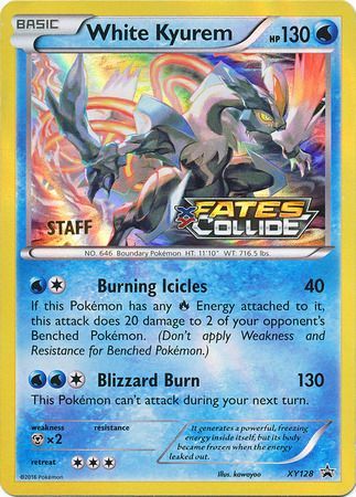 White Kyurem (XY128) (Staff) [XY: Black Star Promos] | Deep Dive Games St. Marys