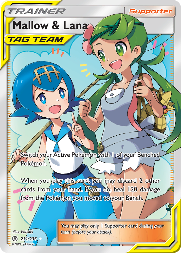 Mallow & Lana (231/236) [Sun & Moon: Cosmic Eclipse] | Deep Dive Games St. Marys