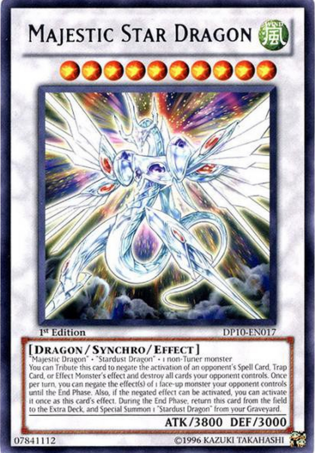 Majestic Star Dragon [DP10-EN017] Rare | Deep Dive Games St. Marys