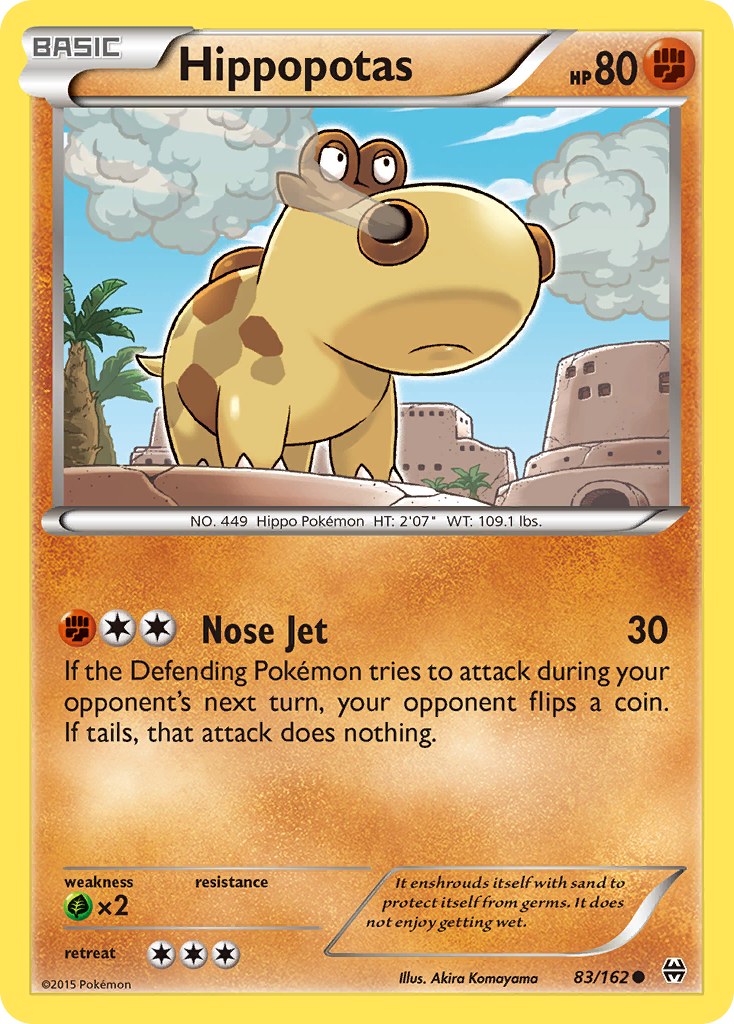 Hippopotas (83/162) [XY: BREAKthrough] | Deep Dive Games St. Marys