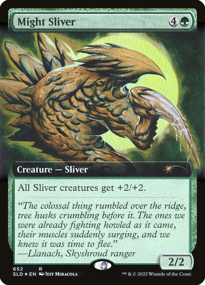 Might Sliver (Extended Art) [Secret Lair Drop Promos] | Deep Dive Games St. Marys