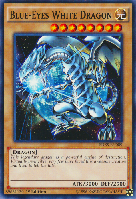 Blue-Eyes White Dragon [SDKS-EN009] Common | Deep Dive Games St. Marys