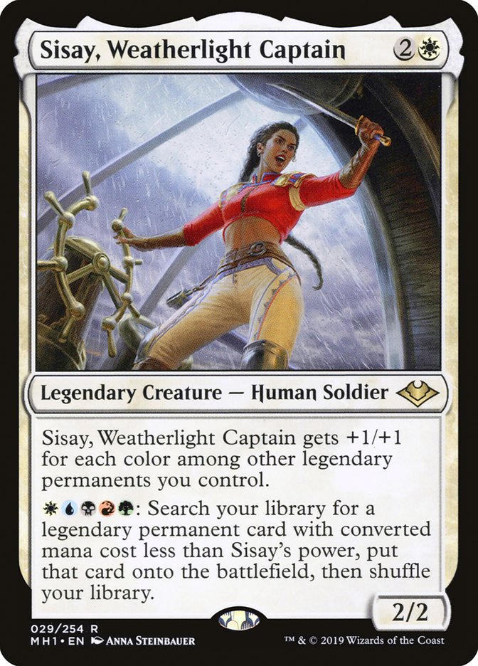 Sisay, Weatherlight Captain [Modern Horizons] | Deep Dive Games St. Marys