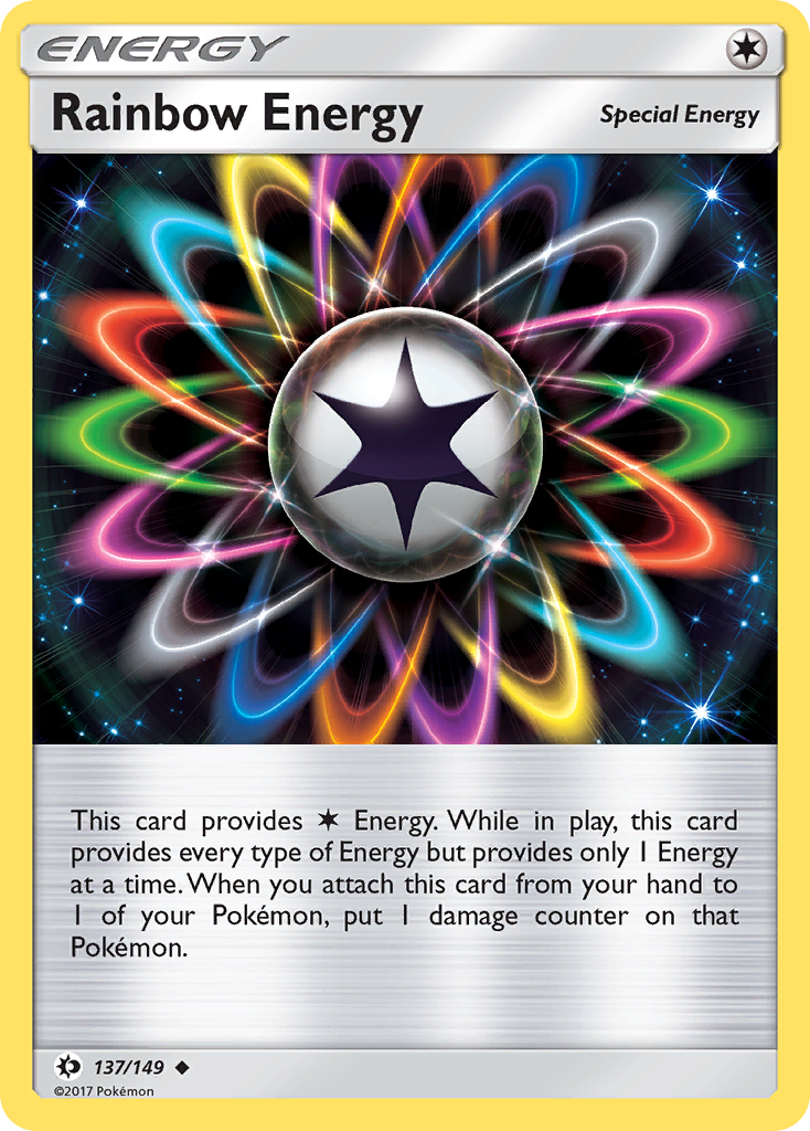 Rainbow Energy (137/149) [Sun & Moon: Base Set] | Deep Dive Games St. Marys