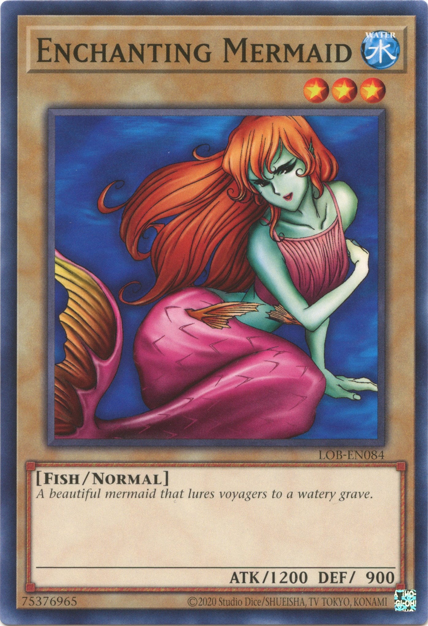 Enchanting Mermaid (25th Anniversary) [LOB-EN084] Common | Deep Dive Games St. Marys