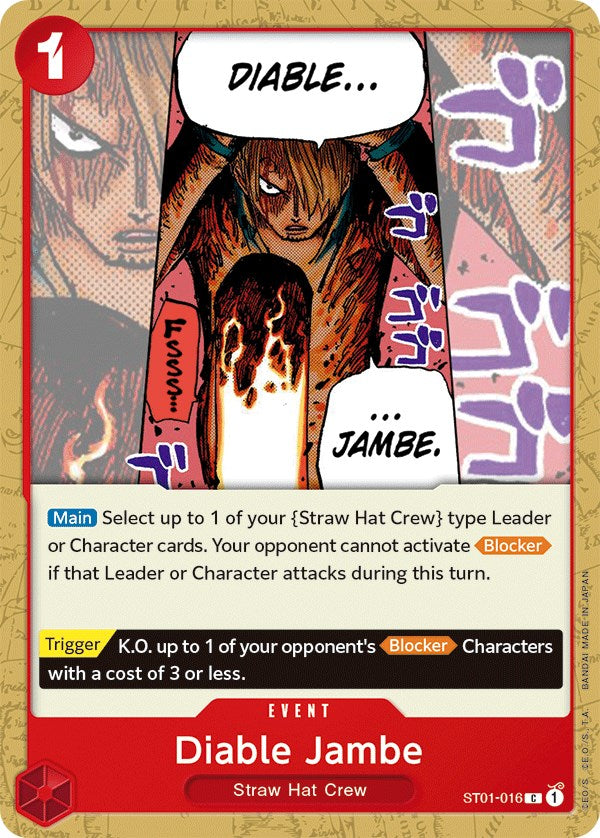 Diable Jambe [Starter Deck: Straw Hat Crew] | Deep Dive Games St. Marys