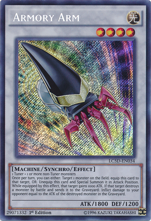 Armory Arm [LC5D-EN034] Secret Rare | Deep Dive Games St. Marys