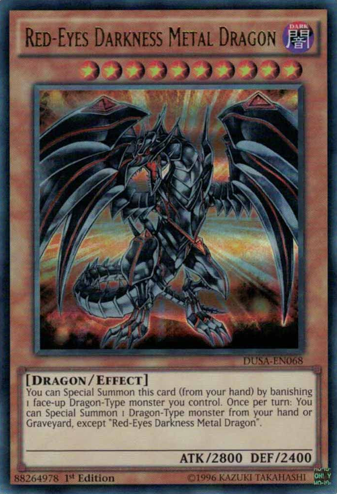 Red-Eyes Darkness Metal Dragon [DUSA-EN068] Ultra Rare | Deep Dive Games St. Marys