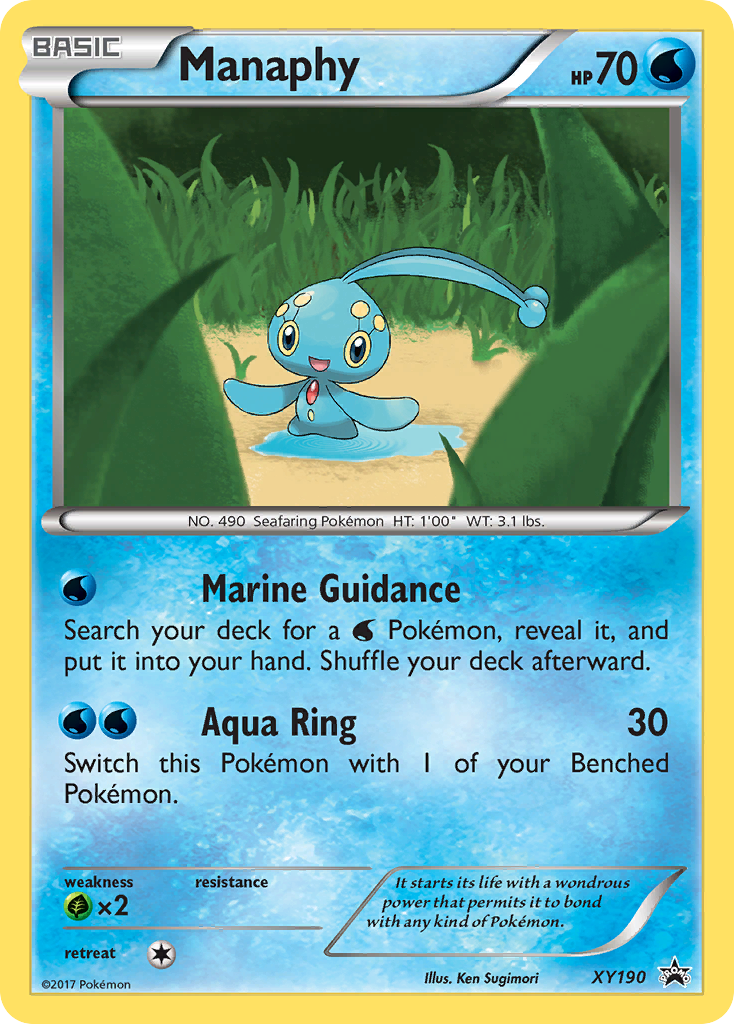 Manaphy (XY190) [XY: Black Star Promos] | Deep Dive Games St. Marys