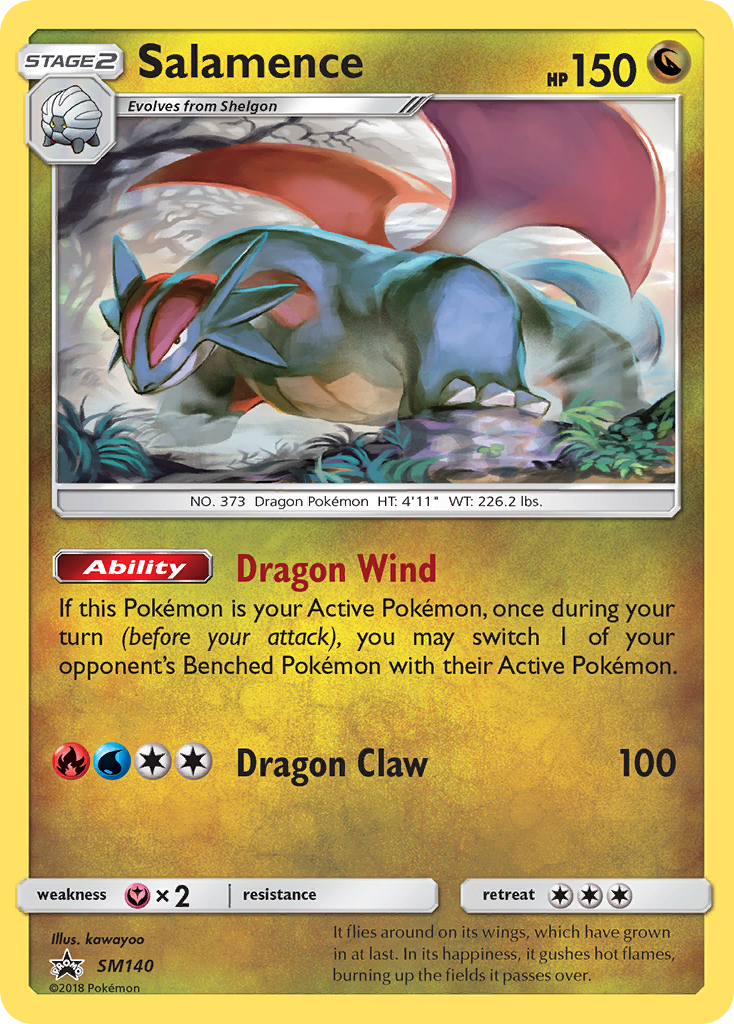 Salamence (SM140) [Sun & Moon: Black Star Promos] | Deep Dive Games St. Marys